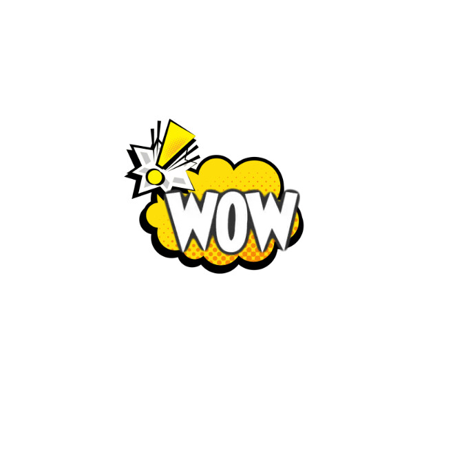 wow pop art design|pop logo|pop design template